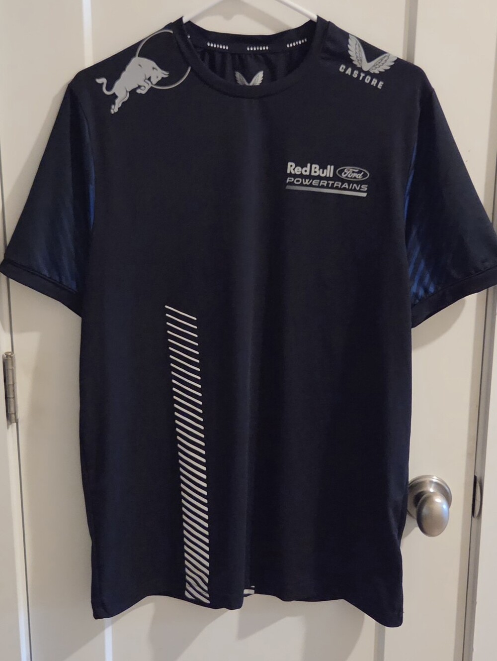 Castore Red Bull Las Vegas Ford Powertrains Racing Team Athletic Shirt - Medium